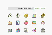 Icons of Money and Finance, an Outline Icon by robuart (Thumbnail 1 of 2)