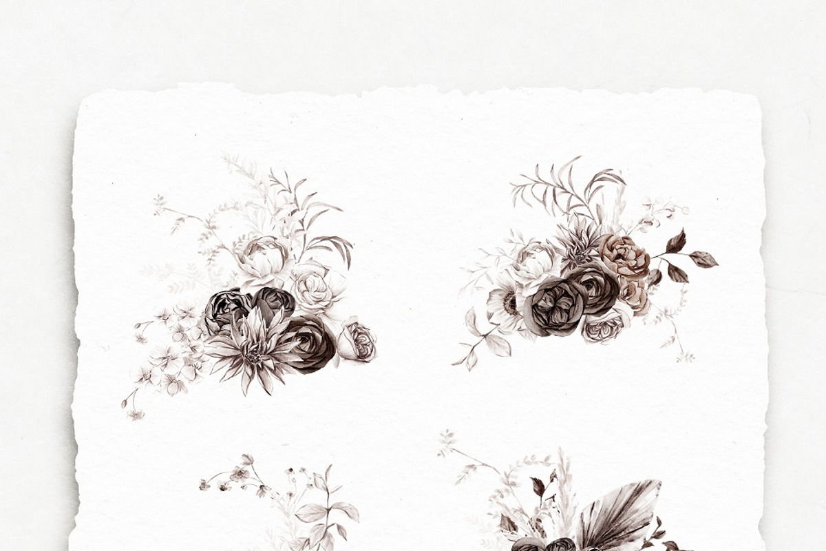 Neutral Boho Flowers, an Illustration by BlumenSoul (Photo 4 of 13)
