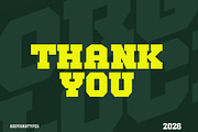 Forge Block – A Bold Typeface Forged, a Slab Serif Font by Ardyanatypes (Thumbnail 9 of 9)