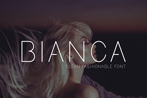 Bianca Pro - A Clean Sans Serif Font