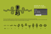 Twisted Ribbon — Creative Font, a Symbol Font by Gleb Guralnyk (Thumbnail 5 of 8)
