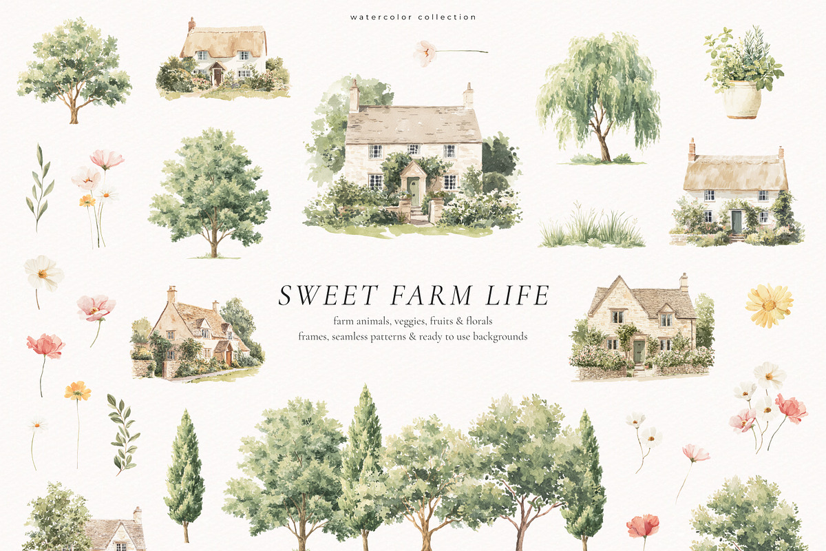Sweet Farm Life, an Animal Illustration by PeDe Designs (Photo 6 of 11)