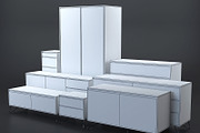 Elona furniture collection, a Furniture 3D Model by RC graphics (Thumbnail 2 of 10)