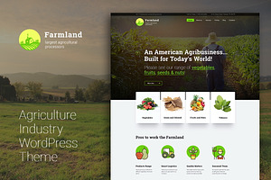Agriculture Farming Wordpress Theme
