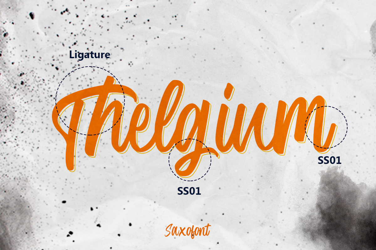 Filosofi - Stylish Handwriting Font, a Script Font by Saxofont (Photo 4 of 10)