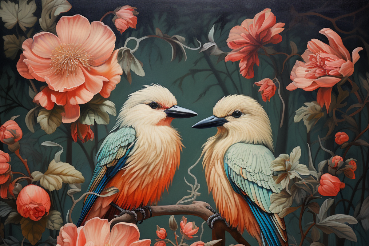 Birds Mythical World, a Background Graphic by Printable Treasure (Photo 3 of 4)