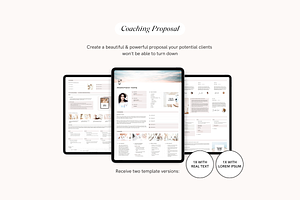 Notion Template Coaching Proposal