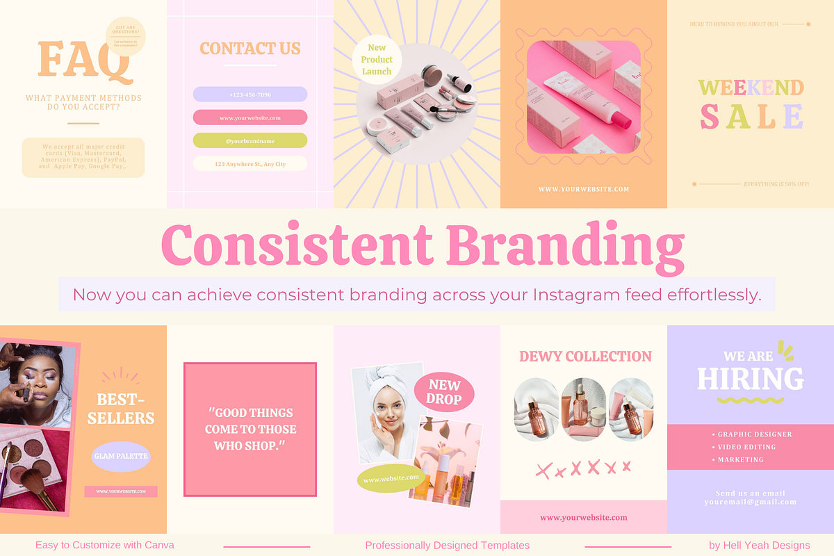 Bold eCommerce Boost Pack, a Social Media Template by Hell Yeah Designs (Photo 4 of 9)