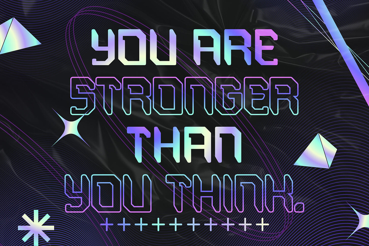 Beatstrike – Y2K Display Font, a Symbol Font by Pixesia Studio (Photo 2 of 6)