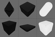 390+ Lines & Dots 3D Shapes, an Object Graphic by assetpro.design (Thumbnail 17 of 19)