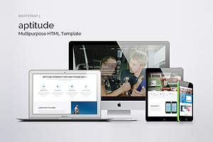 Multipurpose HTML5 Template-Aptitude