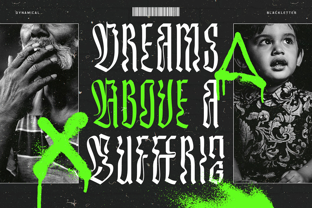 Kamasunday Typeface, a Blackletter Font by alit design