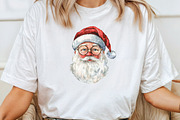 Quirky Santa Claus Head Clipart, an Illustration by CraftArtStudio (Thumbnail 5 of 6)