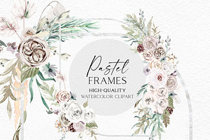 Crystalline - White Floral Clipart