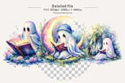 Bookworm Ghost Sublimation, an Illustration by Artnoy (Thumbnail 3 of 8)