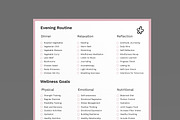 Daily Wellness Checklist Template, a Stationery Template by MightyDesign (Thumbnail 2 of 8)