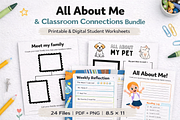 All About Me & Classroom Connections, a Stationery Template by MIRoots Design Studio (Thumbnail 1 of 9)