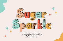 Sugar Sparkle - Fun Handwritten Font