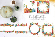 Pumpkins Watercolor pumpkin clipart, a Seasonal Illustration by Yuliya Derbisheva (Thumbnail 8 of 11)