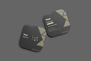 Square Business Card Mockup, an Advertising Mockup by YurnalisPerix (Thumbnail 4 of 4)
