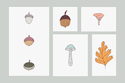 FALL DOODLES. EPS, PNG., an Illustration by Sentimental postman (Thumbnail 4 of 14)