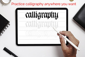 Blackletter Calligraphy Workbook Set