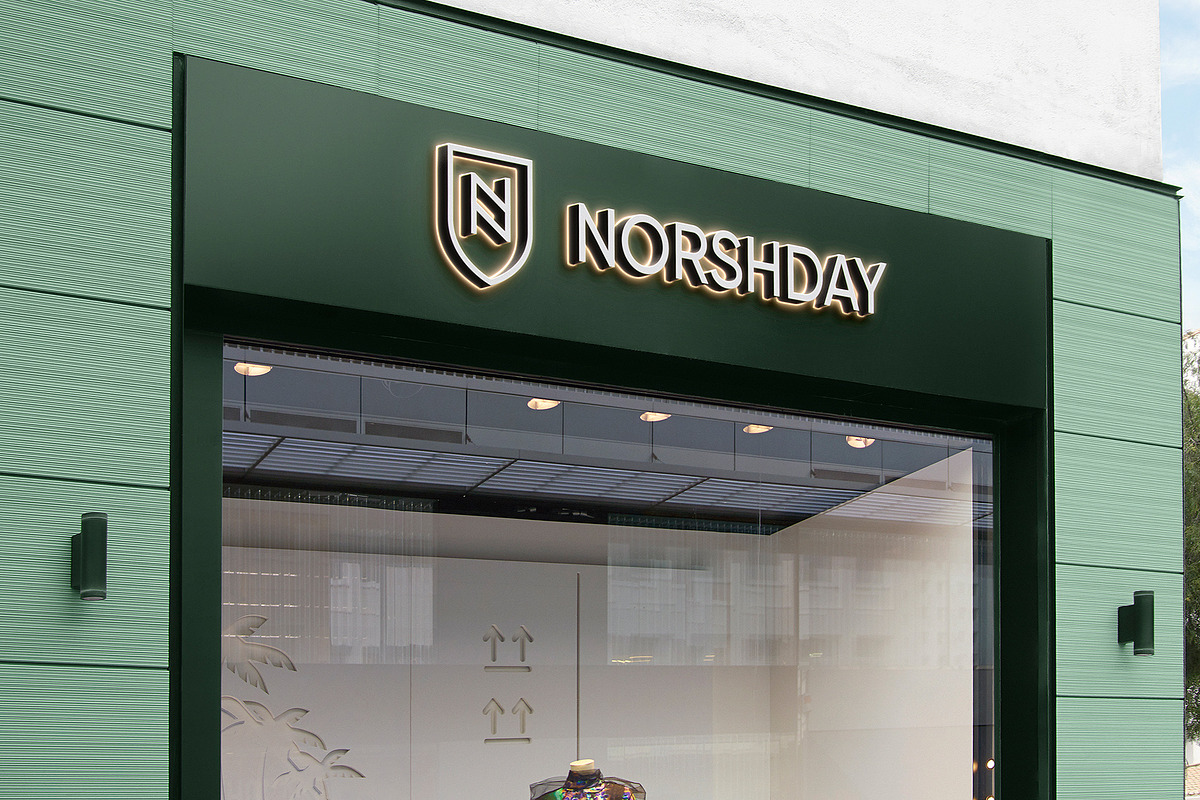 Logo Mockup 3D Chrome Sign Store, a Product Mockup by Asylab (Photo 4 of 5)