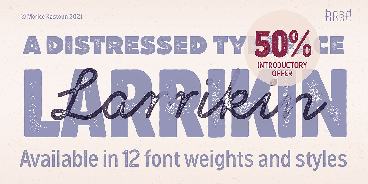 Larrikin, a Sans Serif Font by HeadFirst (Photo 1 of 13)