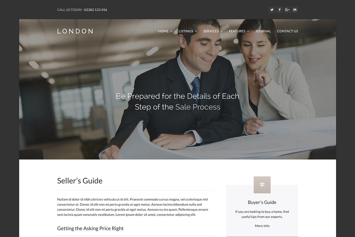 Real Estate WordPress WPCasa London, a WordPress Template by WPCasa (Photo 5 of 6)