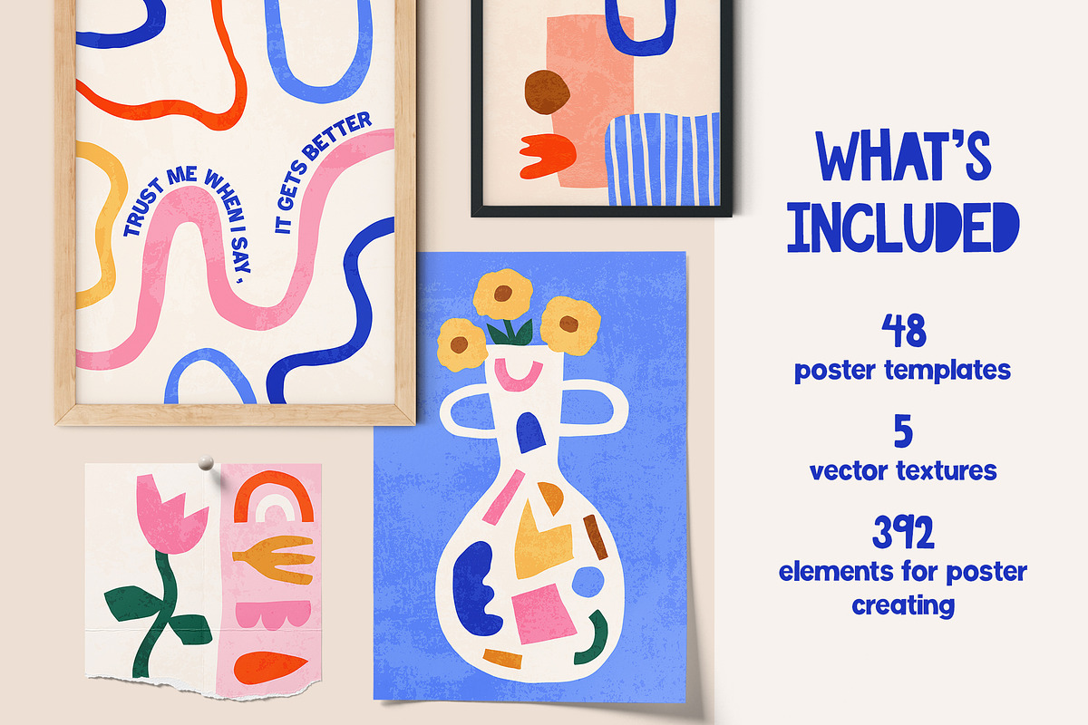 Cutout Vibes Vector Poster Creator, an Object Graphic by ArtFM (Photo 3 of 14)