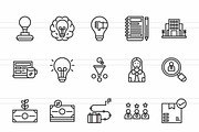 Business Startup Line Icons, an Icon by IconBunny (Thumbnail 2 of 2)