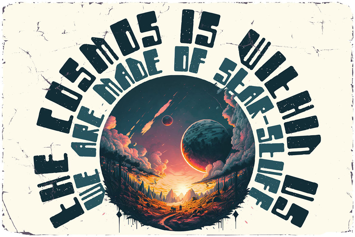 Space Journey Display Font, a Sans Serif Font by JumboDesign (Photo 4 of 6)