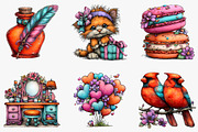 Valentine Clipart, an Illustration by CreationArt (Thumbnail 6 of 7)