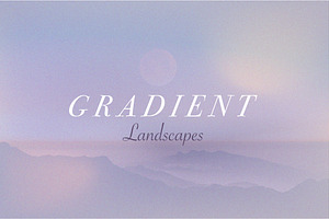 Gradient Landscape Backgrounds