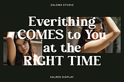 Kalren Display, a Serif Font by Zaloma Studio (Thumbnail 4 of 13)