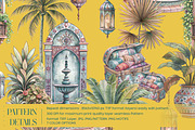 Moroccan Garden Seamless Pattern, a Pattern Graphic by Fabrivo (Thumbnail 4 of 10)