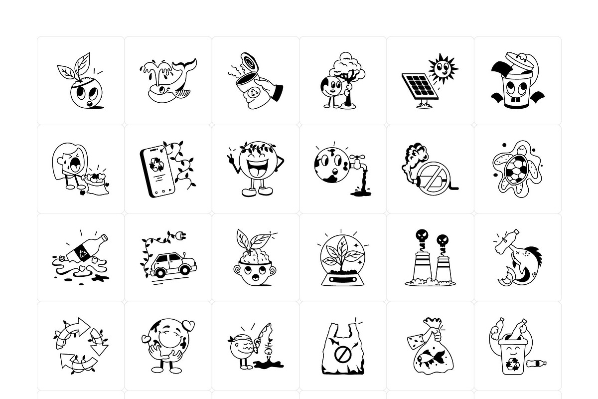 Recycling Stickers Collection, an Emoji Icon by Vectors Market (Photo 6 of 6)