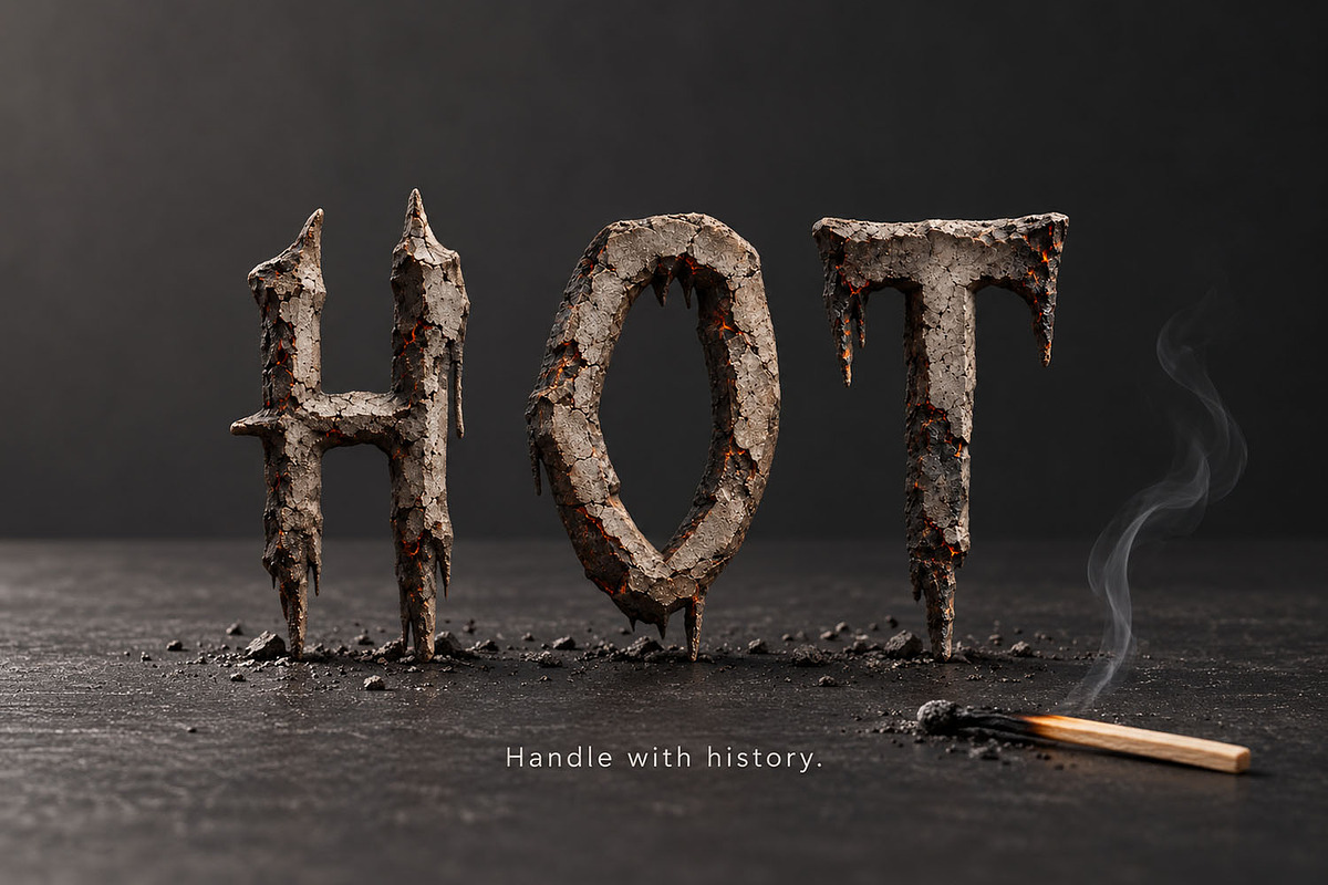Burnt Relics Font, a Blackletter Font by Handmadefont (Photo 14 of 16)