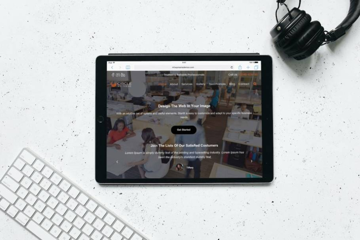 Startup Business WordPress Theme preview 4