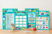Cute Classroom Decor Bundle, an Education Illustration by C Design Studio (Thumbnail 4 of 15)