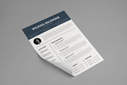 Modern Professional Resume CV Design, a Resume Template by PixelStudio (Thumbnail 4 of 5)