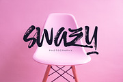 Samalona Textured Font, a Handwritten Font by AaType. (Thumbnail 4 of 10)