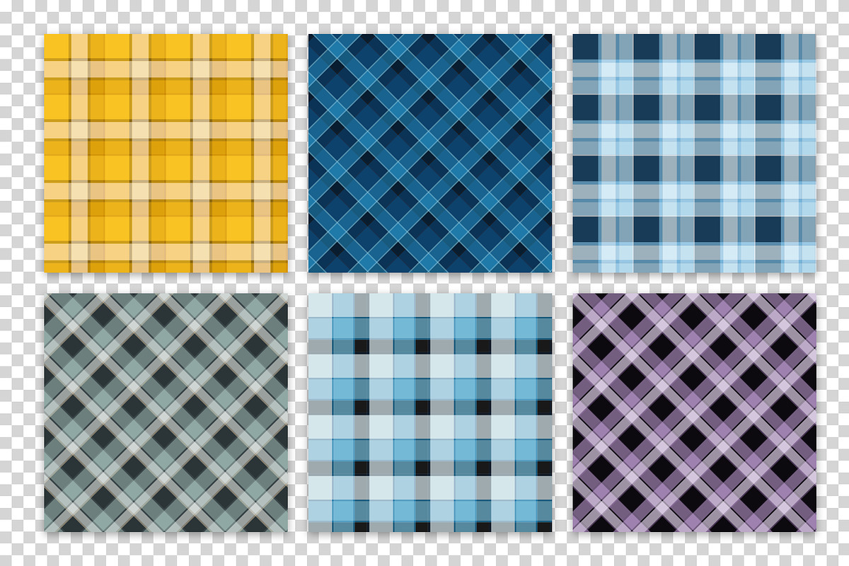 Modern Tartan Seamless Pattern Set, a Pattern Graphic by Gfx Expert Team (Photo 2 of 3)