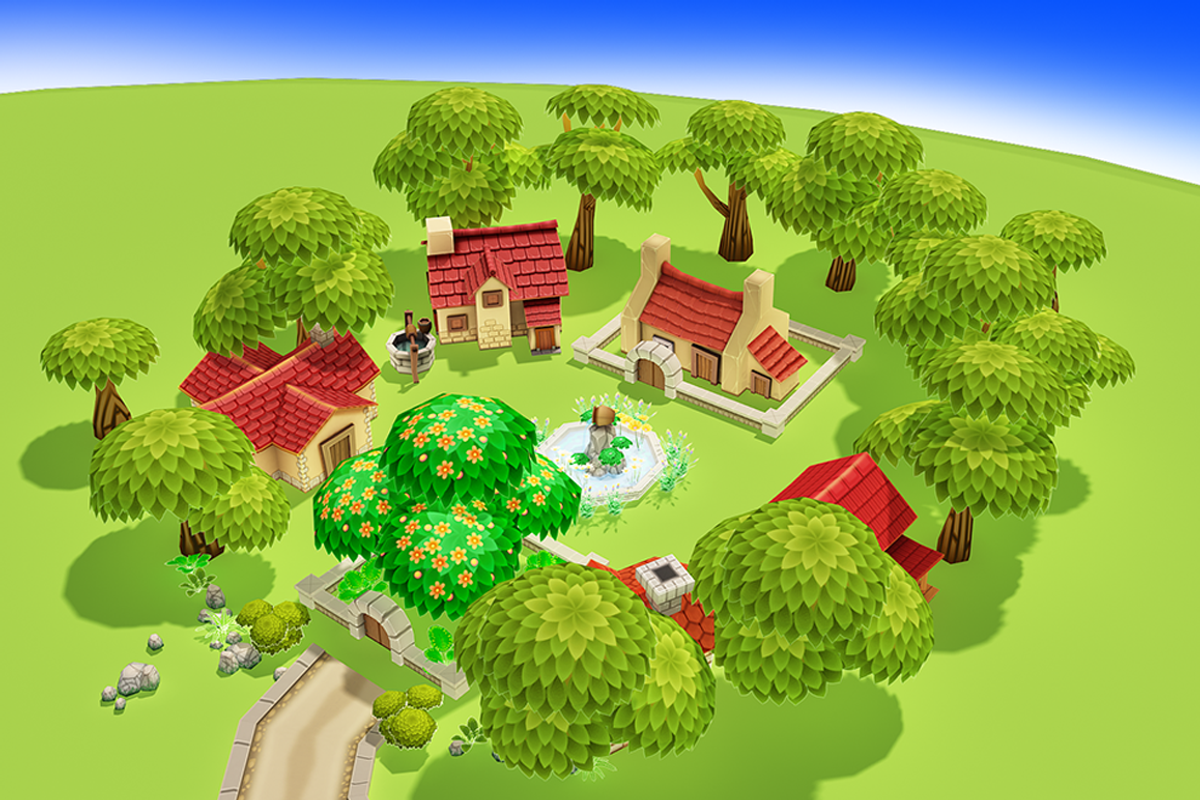 Cartoon Spring Farm, an Environmental 3D Model by Souchenki (Photo 7 of 23)