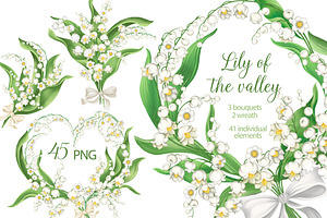 Lily of the Valley. Spring Flowers