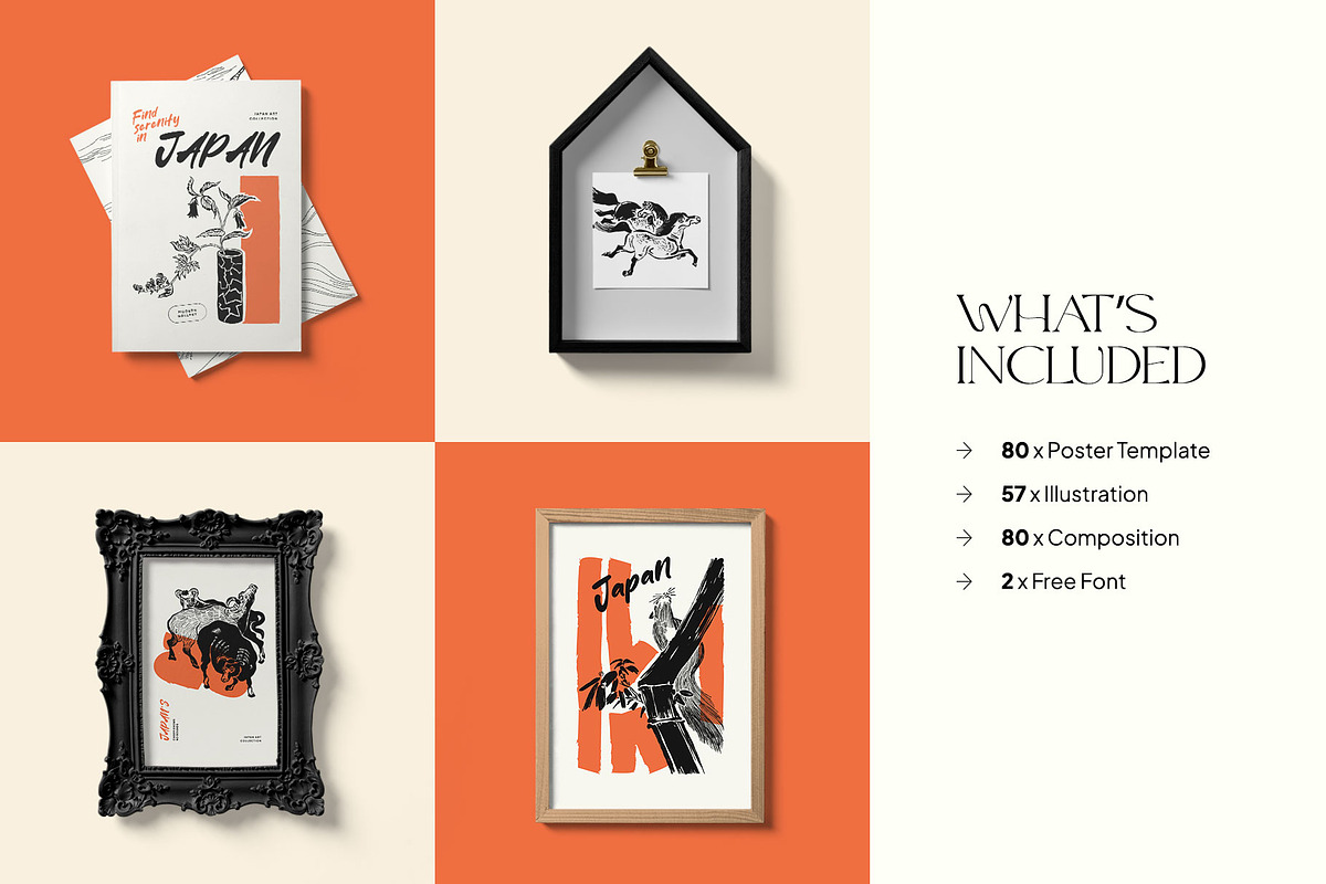 Vintage Japan | Wall Art Creator, an Object Graphic by Leleka.Store (Photo 3 of 19)