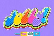 Candy Pop 3D Text Effects, a Brushes & More by Matsero (Thumbnail 1 of 4)