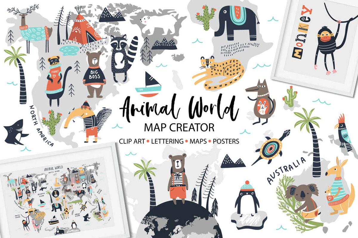3609 in 1 - BIG KIDS BUNDLE, an Animal Illustration by Oksana Stepova (Photo 6 of 18)
