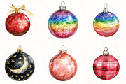 Christmas Ornaments Clipart, an Illustration by OK Design (Thumbnail 4 of 5)