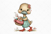 Whimsical Easter Gingham Clipart, an Illustration by Craft Nest (Thumbnail 9 of 11)